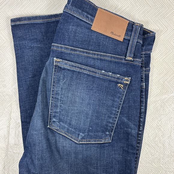 Madewell Denim - Madewell Jeans Womens 28 Slim Straight High Rise Medium Wash 28x29 Denim Stretch